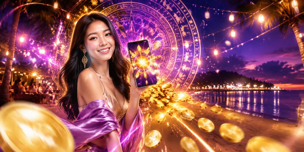 Người dùng đăng ký tài khoản casino trên mobile tại bãi biển Phú Quốc